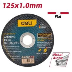 Круг отрезной Deli 125 x 1,0 мм Фото 1