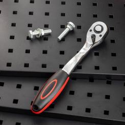 Трещотка Deli 1/2", 72T Фото 3