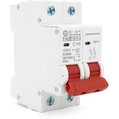 Автоматический выключатель ZUOYI Z7-63Z 2P C16 DC500V Фото