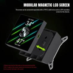 Система жидкостного охлаждения Gamemax GLACIER 240 LCD BK Фото 10