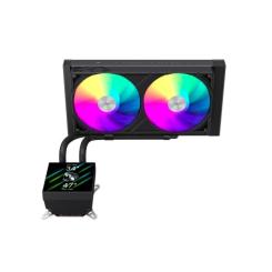 Система жидкостного охлаждения Gamemax GLACIER 240 LCD BK Фото 1