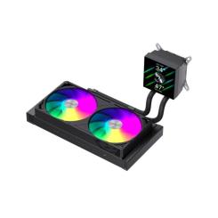 Система жидкостного охлаждения Gamemax GLACIER 240 LCD BK Фото 4