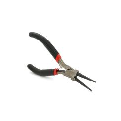 Плоскогубцы Voltronic круглогубці 4,5-дюймові, чорно-червоні ручки, 120м Фото 2