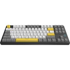Клавиатура Ajazz AK870 V2 Flying Fish Switch USB UA Black/Grey/Yell Фото 1