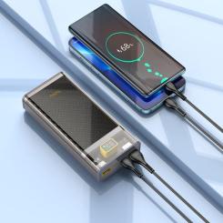 Батарея универсальная HOCO 20000mAh, 22.5W, Black Фото 6