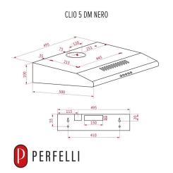 Вытяжка кухонная Perfelli CLIO 5 DM NERO Фото 10