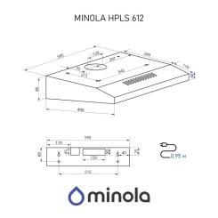 Вытяжка кухонная Minola HPLS 612 I Фото 11