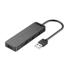 Концентратор Vention USB 2.0 to 4xUSB 2.0 black Фото