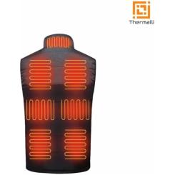 Жилет с подогревом Thermalli Chatel чорний/сірий M Фото 2