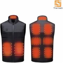 Жилет с подогревом Thermalli Chatel чорний/сірий M Фото 3