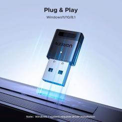 Bluetooth-адаптер Ugreen USB Bluetooth 5.4 CM748 Black Фото 2