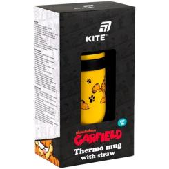 Поильник-непроливайка Kite Garfield термокружка з трубочкою, 530 мл Фото 6