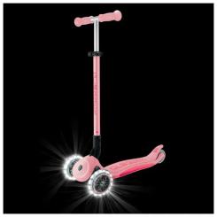 Самокат Globber серії Elite Lights пастельно-рожевий Колеса з підс Фото 11