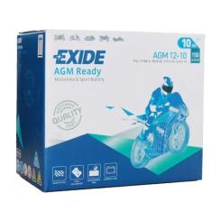 Аккумулятор автомобильный EXIDE Ready AGM 10Ah (+/-) (150EN) Фото 1