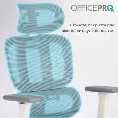Офисное кресло OfficePro Skyline OC750-W-LG-LG Фото 9