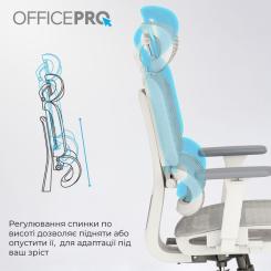Офисное кресло OfficePro Skyline OC750-W-LG-LG Фото 10