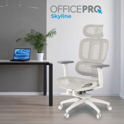 Офисное кресло OfficePro Skyline OC750-W-LG-LG Фото 8