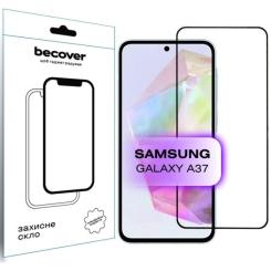 Стекло защитное BeCover Samsung Galaxy A37 SM-A376 Black Фото