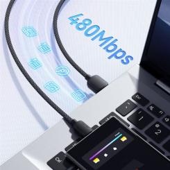 Дата кабель Essager USB-C to Lightning 1.0m 20W black Фото 4