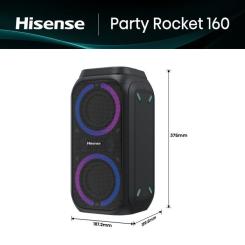 Акустическая система Hisense Party Rocket 160 Black Фото 8