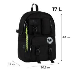 Рюкзак школьный GoPack Education Teens 2500L чорний Фото 11