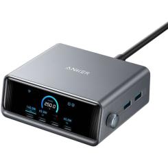 Зарядное устройство Anker 4xUSB-C PD250W + 2xUSB GaNPrime black Фото