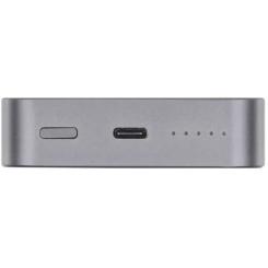 Батарея универсальная EMOS 10000mAh WI1046, 20W, Wireless, grey Фото 4