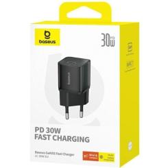 Зарядное устройство Baseus 1xUSB-C 30W GaN5S black Фото 5