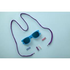 Детские солнцезащитные очки Koolsun Wave, 3-10 роки, неоново-блаки Фото 4