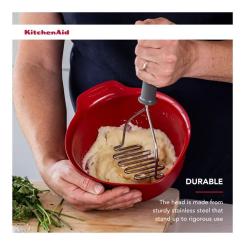 Картофелемялка KitchenAid Classic 25,5 см сірий Фото 10