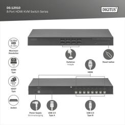 Коммутатор KVM Digitus DS-12910 Фото 6