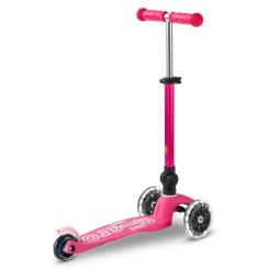 Самокат Micro Mini Deluxe Foldable LED" складний Рожевий" Фото 2