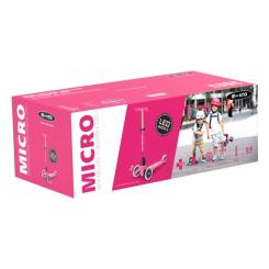 Самокат Micro Mini Deluxe Foldable LED" складний Рожевий" Фото 6