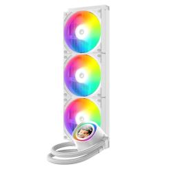 Система жидкостного охлаждения ID-Cooling FX360 LCD WHITE Фото 1