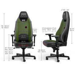 Кресло игровое Noblechairs LEGEND DOOM Green Фото 4