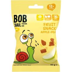 Детские снеки Bob Snail фруктові яблуко-груша 40 г Фото