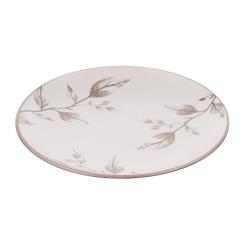 Тарелка Ardesto Asti, 19.4см, кераміка, біло-бежевий Фото