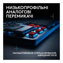 Клавиатура Logitech G515 Rapid TKL Wired USB UA Black Фото 1