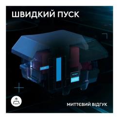 Клавиатура Logitech G515 Rapid TKL Wired USB UA Black Фото 4