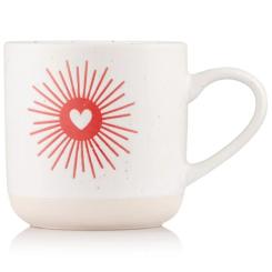 Чашка Ardesto Heart, 350мл, кераміка, білий Фото 2