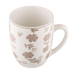 Чашка Ardesto Ravenna, 360мл, порцеляна, біло-бежевий Фото 1