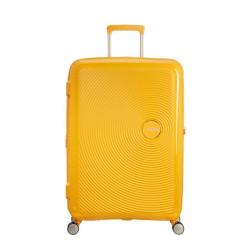 Чемодан American Tourister Soundbox 97/110 л жовта Фото 1
