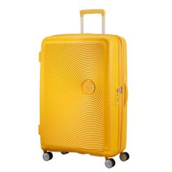 Чемодан American Tourister Soundbox 97/110 л жовта Фото 2
