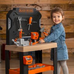 Игровой набор Smoby Блек+Деккер. Майстерня 78 аксесуарів Фото 4