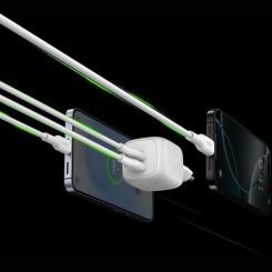 Зарядное устройство Belkin 2xUSB-C PD50W GaN PPS white Фото 11
