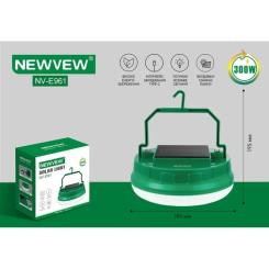 Фонарь NEWVEW NV-E961 300W Solar Panel 7200mAh Green Фото 4