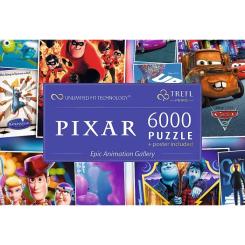 Пазл Trefl UFT Pixar Галерея епічної анімації, 6000 елементів Фото 3