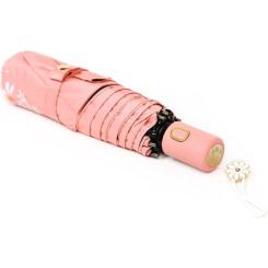 Зонт Krago Daisy складна міні повний автомат рожева Фото 3