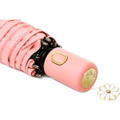 Зонт Krago Daisy складна міні повний автомат рожева Фото 5