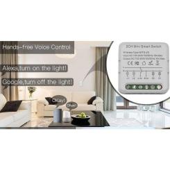 Умное реле TUYA Wifi 16A 2-канальный Фото 3